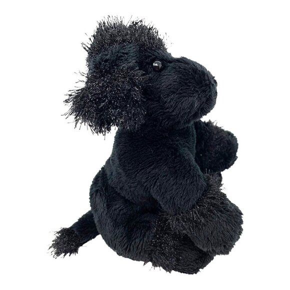 Ganz Webkinz Lil Kinz Black Poodle Plush Toy Stuffed Animal Puppy 6in No Code - Picture 2 of 9